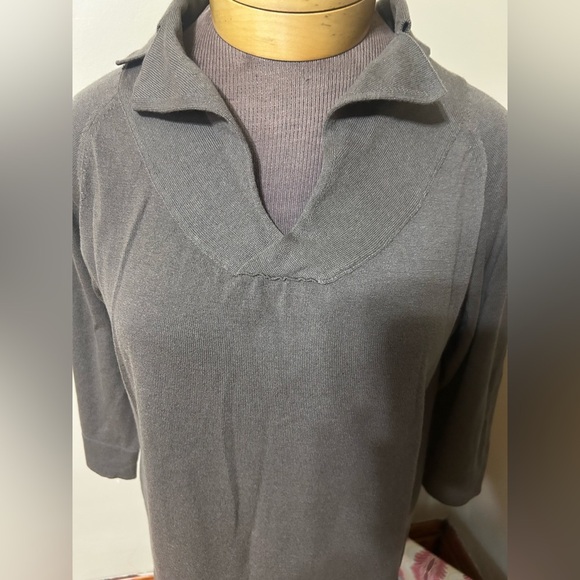 CIVIDINI 100% Cashmere Quite Luxury Minimalist Brown Women's Sweater XL/48 - Picture 3 of 11